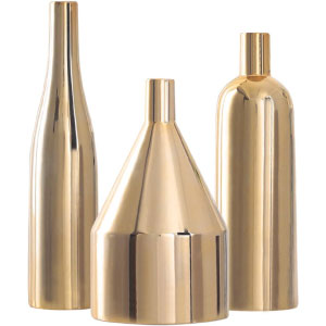 Jarrones dorados grandes baratos en venta online.