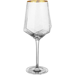 Copas doradas baratas de cristal.
