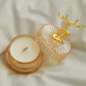 Velas doradas decorativa y aromática, para regalo o decoración.